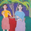 Mother and Daughter, 2002, painted by AARON
